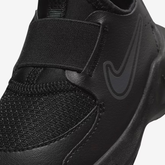 Nike Toddler Flex Runner Black Slip-On Shoes - Picture 2 of 5